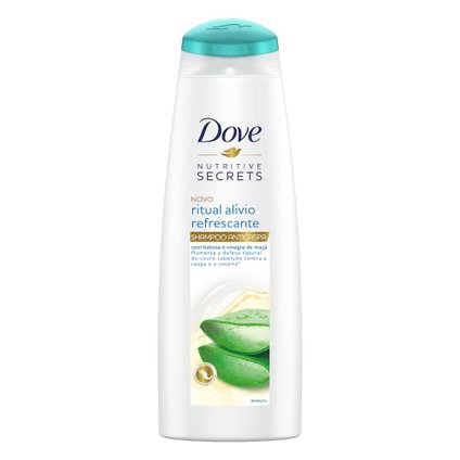 SHAMPOO DOVE ANTICASPA BABOSA E VINAGRE DE MAÇÃ 200ML