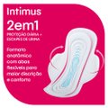 ABSORVENTE INTIMUS 2 EM 1 MENSTRUAÇÃO + ESCAPES DE URINA COM ABAS 8 UNIDADES