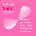 PROTETOR DIÁRIO INTIMUS 2 EM 1 MENSTRUAÇÃO + ESCAPES DE URINA COM 14 UNIDADES