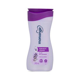 SABONETE LÍQUIDO MONANGE FLOR DE LAVANDA 240ML