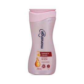 SABONETE LÍQUIDO MONANGE EXTRATO DE OLIVA 240ML