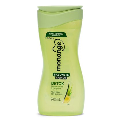 SABONETE LIQUIDO MONANGE DETOX 240ML