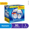 KIT CENTRUM HOMEM MULTIVITAMÍNICO DE A A ZINCO COM VITAMINAS E MINERAIS COM 30+60 COMPRIMIDOS