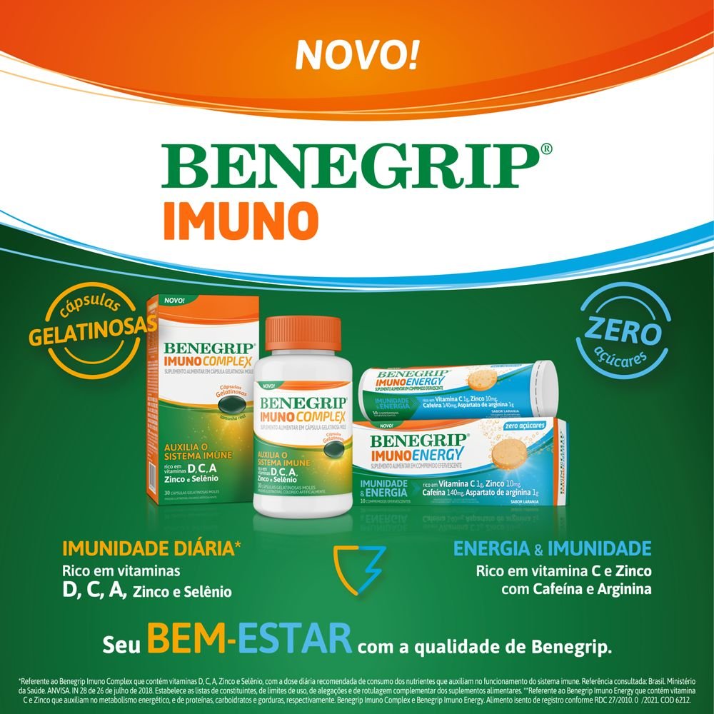 BENEGRIP IMUNO COMPLEX 30 CÁPSULAS
