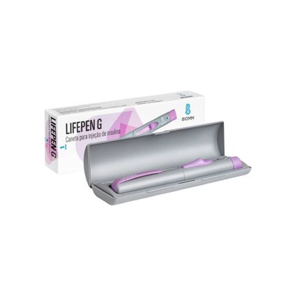 CANETA APLICADORA DE INSULINA LIFEPEN G ROXA