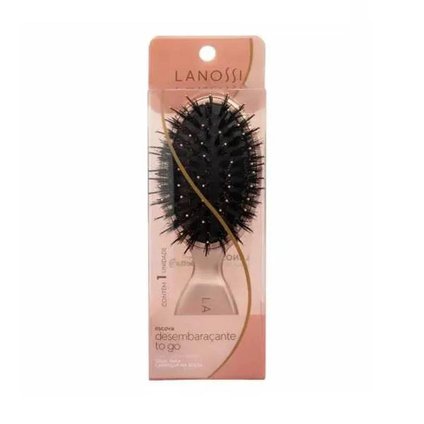 ESCOVA DE CABELO LANOSSI MINI ROSE GOLD