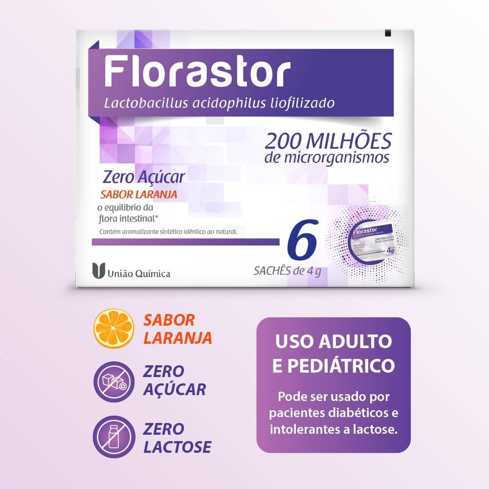 Florastor 4g 6 Saches PanVel Farmácias