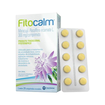 FITOCALM 20 COMPRIMIDOS REVESTIDOS