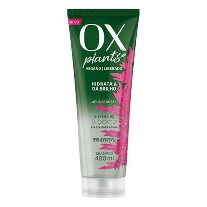 SHAMPOO OX PLANTS HIDRATA E DÁ BRILHO 400ML