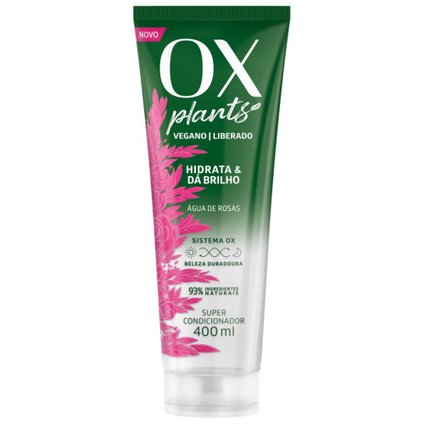 SUPER CONDICIONADOR OX PLANTS HIDRATA E DÁ BRILHO 400ML