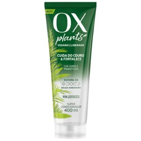 SUPER CONDICIONADOR OX PLANTS CUIDA DO COURO E FORTALECE 400ML