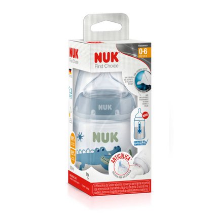 MAMADEIRA NUK FIRST CHOICE AZUL 150ML