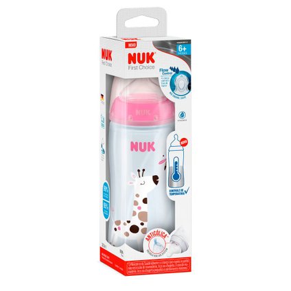MAMADEIRA NUK FIRST CHOICE ROSA 360ML