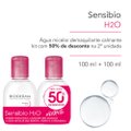 KIT ÁGUA MICELAR SENSIBIO H20 100ML +100ML 50% DESCONTO