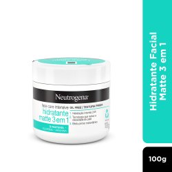 Hidratante Facial Neutrogena Face Care Intensive Matte 3 Em 1 100g