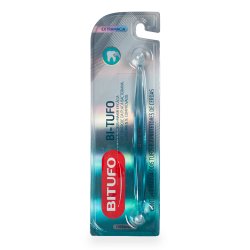 Escova Dentl Bitufo Dois Tufos Com 2 Protetores De Cerdas