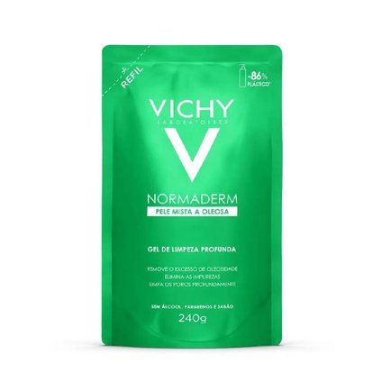 GEL DE LIMPEZA PROFUNDA VICHY NORMADERM PELE MISTA A OLEOSA REFIL 240G