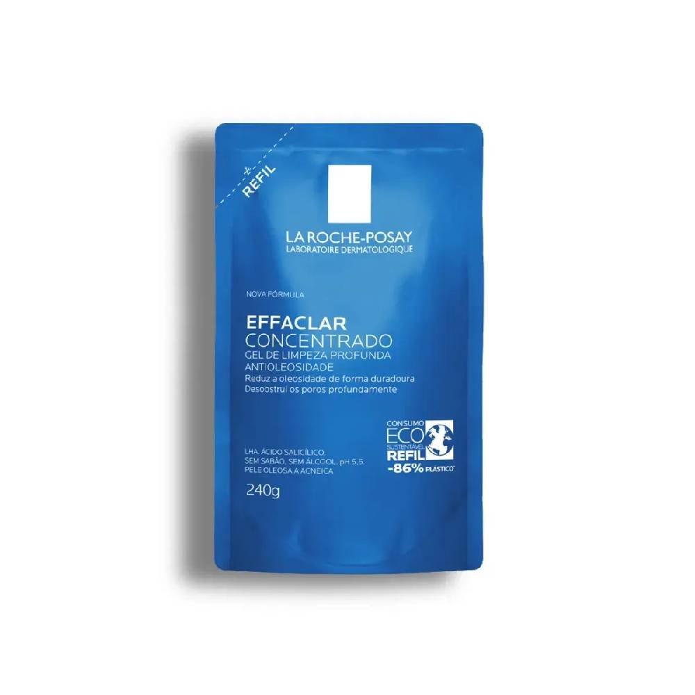 Gel De Limpeza Facial La Roche-posay Effaclar Concentrado Para Pele Oleosa Refil 240g