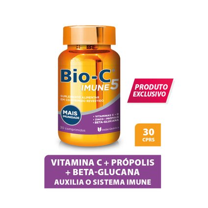 BIO-C IMUNE 5 30 COMPRIMIDOS