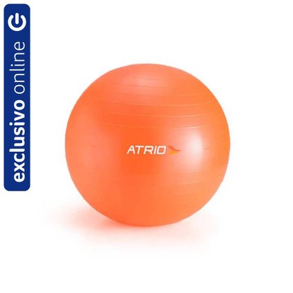 ES118 BOLA DE GINÁSTICA 55CM DE DIÂMETRO MATERIAL PVC LARANJA ATRIO