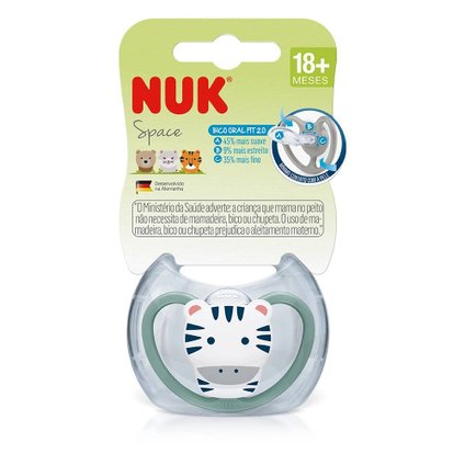 CHUPETA NUK SPACE ROSA 18 MESES + COM 1 UNIDADE
