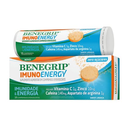 BENEGRIP IMUNO ENERGY 10 COMPRIMIDOS EFERVESCENTES
