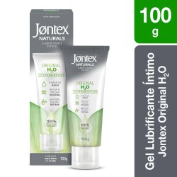 Lubrificante Jontex Naturals Original H2o Com Prebióticos 100% Natural 100g