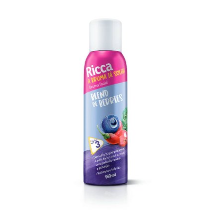 BRUMA FACIAL RICCA BLEND DE BERRIES 150ML