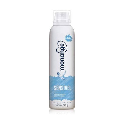 DESODORANTE AEROSOL MONANGE SENSÍVEL 150ML