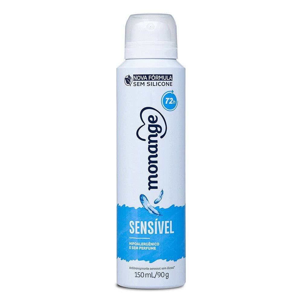 Desodorante Aerosol Monange Sensível 150ml