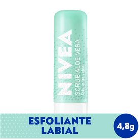 ESFOLIANTE LABIAL SCRUB NIVEA ALOE VERA 4,8G