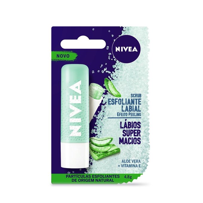 Esfoliante Labial Scrub Nivea Aloe Vera 4,8g PanVel Farmácias