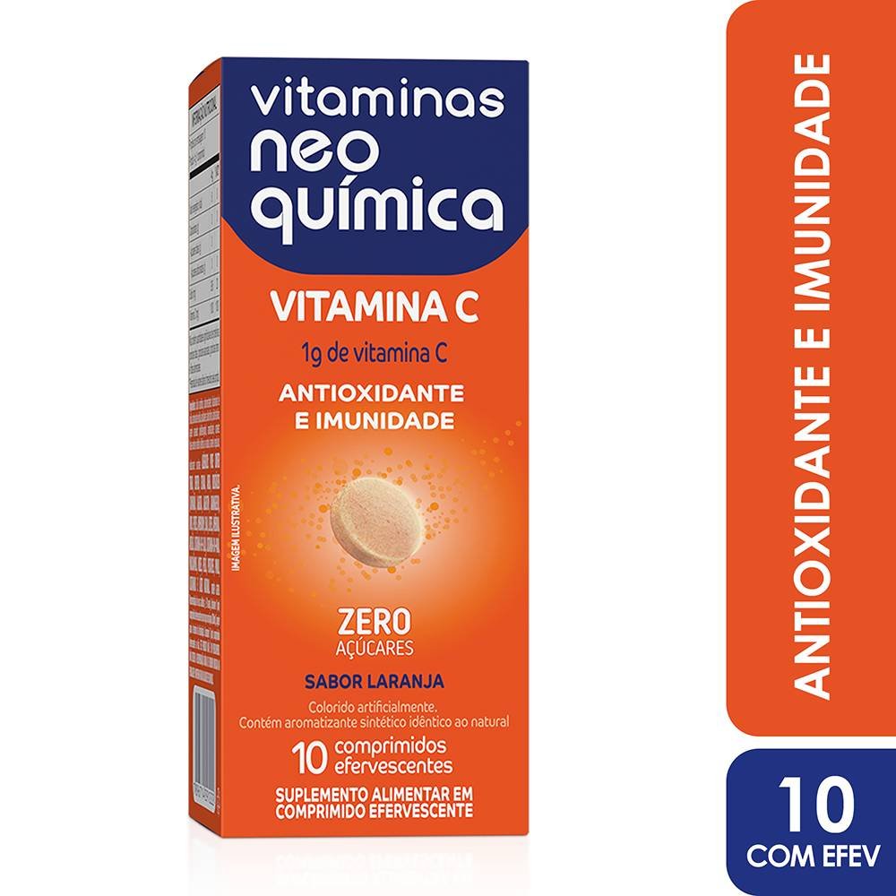 Vitamina C Efervescente Neo Química 10 Comprimidos