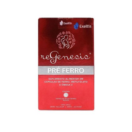 REGENESIS PRÉ FERRO 30 CÁPSULAS