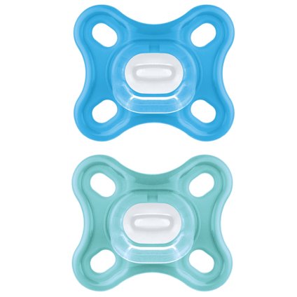 CHUPETA MAM COMFORT AZUL 0 A 2 MESES COM 2 UNIDADES