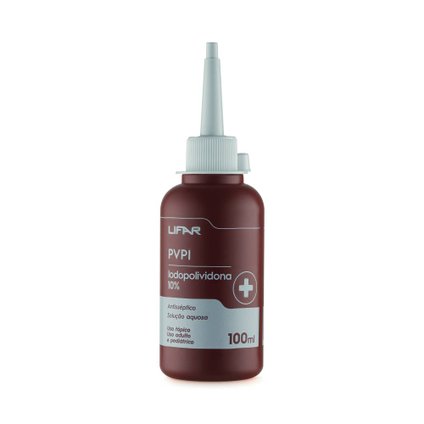 ANTISSEPTICO PVPI IODOPOLIVIDONA LIFAR 100ML