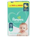 FRALDA PAMPERS CONFORT SEC BAG P 72 UNIDADES