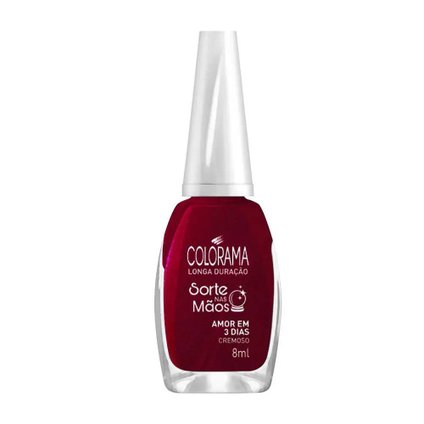 ESMALTE COLORAMA CREMOSO AMOR EM 3 DIAS 8 ML