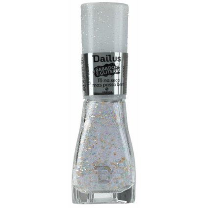 ESMALTE DAILUS GLITTER TO NA SECA MAS PASSO BEM 8ML