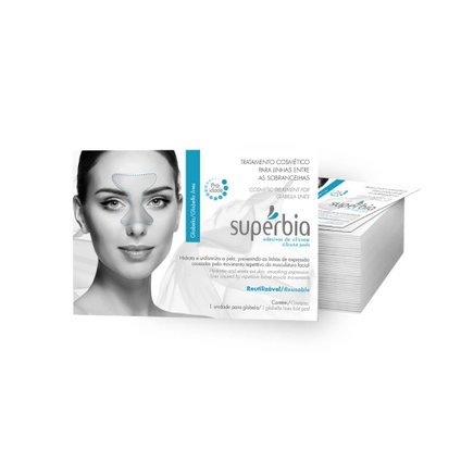 ADESIVO DE SILICONE PARA RUGAS ENTRE AS SOBRANCELHAS