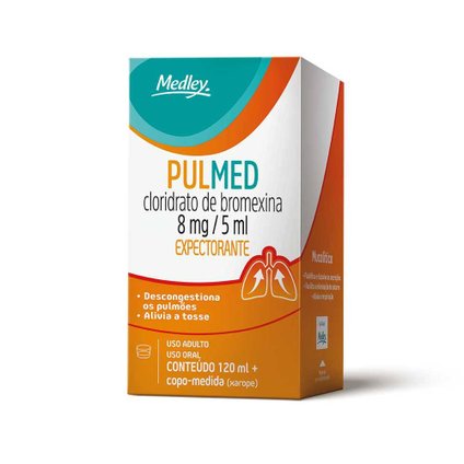 PULMED ADULTO 4MG/5ML FRASCO COM 120ML