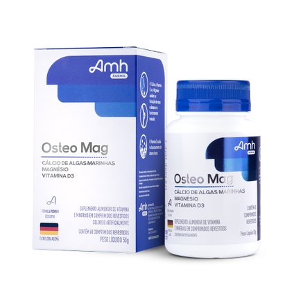 OSTEO MAG SUPLEMENTO MULTIVITAMÍNICO CÁLCIO 60 COMPRIMIDOS REVESTIDOS