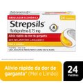 Kit Pastilhas Para Garganta Strepsils Sabor Mel E Limão 24 Pastilhas 2 Unidades