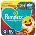 FRALDA PAMPERS SUPERSEQUINHA G 80 UNIDADES
