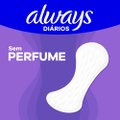 PROTETOR DIÁRIO ALWAYS RESPIRÁVEL SEM PERFUME COM 80 UNIDADES