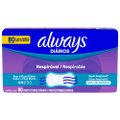 PROTETOR DIÁRIO ALWAYS RESPIRÁVEL SEM PERFUME COM 80 UNIDADES