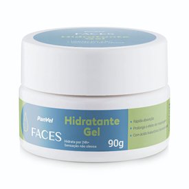 HIDRATANTE FACIAL EM GEL COM ÁCIDO HIALURÔNICO PANVEL FACES 90G
