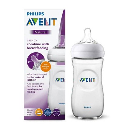 MAMADEIRA AVENT PÉTALA NEUTRA 330ML
