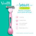 APARELHO DE DEPILAR GILLETTE VENUS SUAVE SENSITIVE 4 UNIDADES