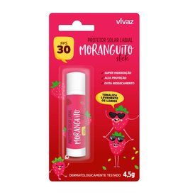 PROTETOR LABIAL VIVAZ MORANGUITO FPS 30 4,5G